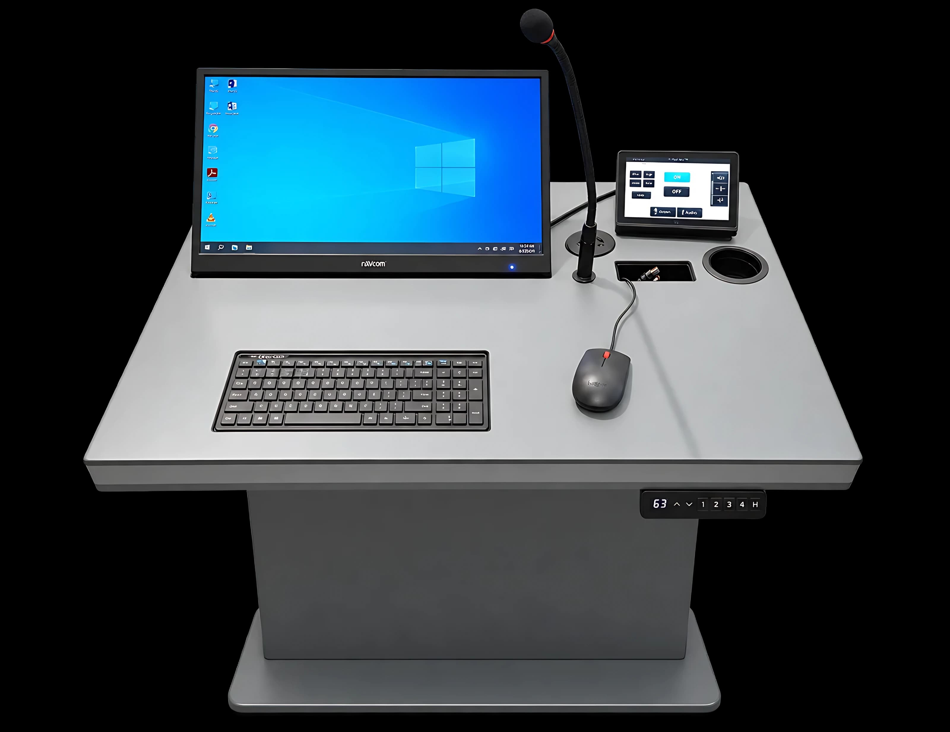 Accessible lecturer and control station (RAV-500)